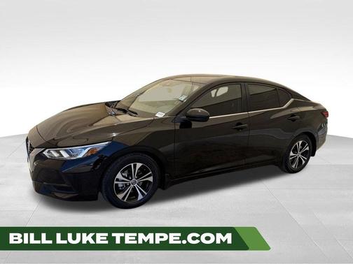 Black 2021 Nissan Sentra SV