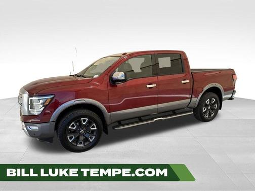 Cardinal Red Metallic 2021 Nissan Titan Platinum Reserve