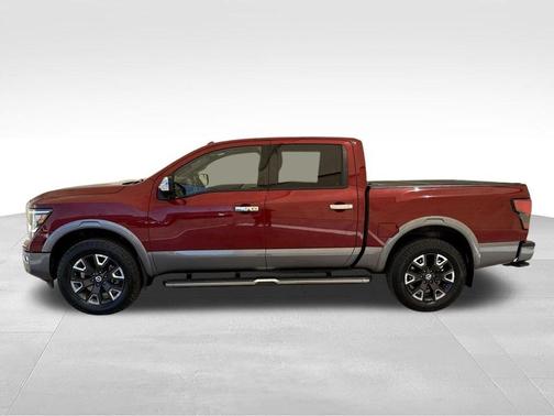 Cardinal Red Metallic 2021 Nissan Titan Platinum Reserve