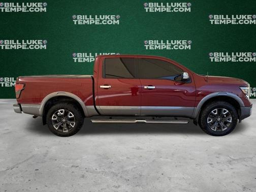 Cardinal Red Metallic 2021 Nissan Titan Platinum Reserve