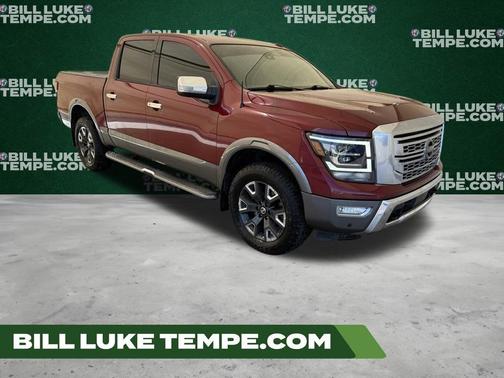Cardinal Red Metallic 2021 Nissan Titan Platinum Reserve