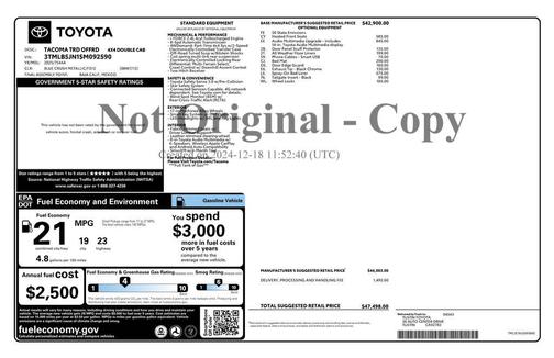 2025 Toyota Tacoma TRD Off Road