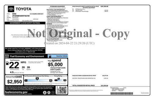 2024 Toyota GR86 Base
