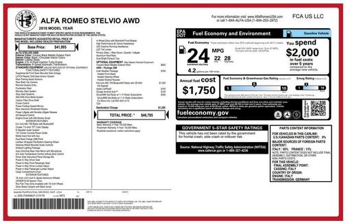 2018 Alfa Romeo Stelvio Base
