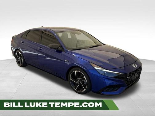 Intense Blue 2023 Hyundai ELANTRA N Line