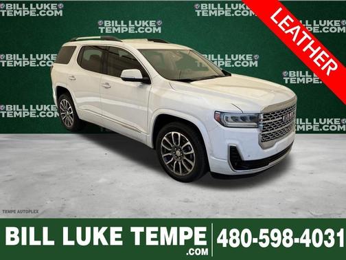 White Frost 2021 GMC Acadia Denali
