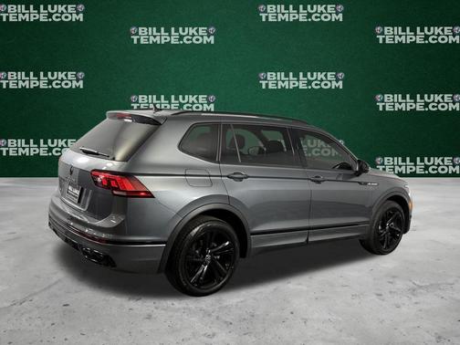 Platinum Gray Metallic 2024 Volkswagen Tiguan 2.0T SE R-Line Black