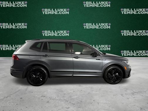 Platinum Gray Metallic 2024 Volkswagen Tiguan 2.0T SE R-Line Black