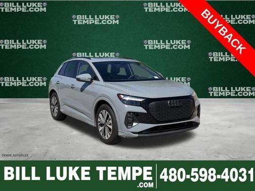 Pebble Gray 2025 Audi Q4 e-tron 45 Premium