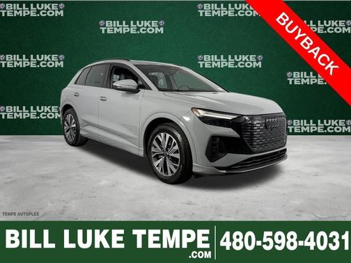 Pebble Gray 2025 Audi Q4 e-tron 45 Premium