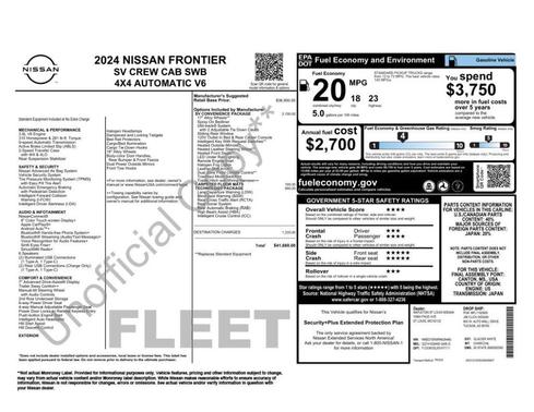 2024 Nissan Frontier SV