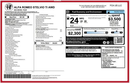 Vesuvio Gray Metallic 2023 Alfa Romeo Stelvio Ti