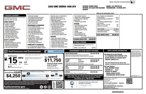 2025 GMC Sierra 1500 AT4