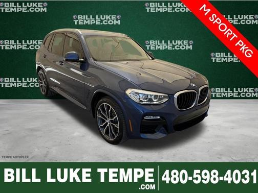 Phytonic Blue Metallic 2018 BMW X3 xDrive30i
