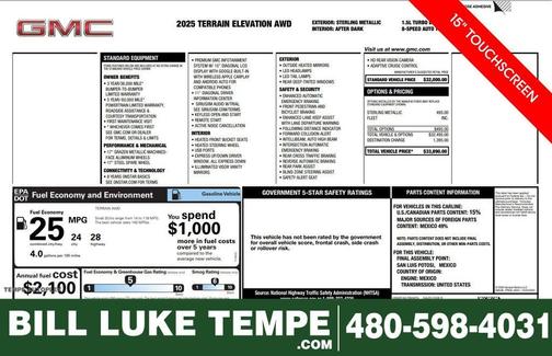 2025 GMC Terrain Elevation