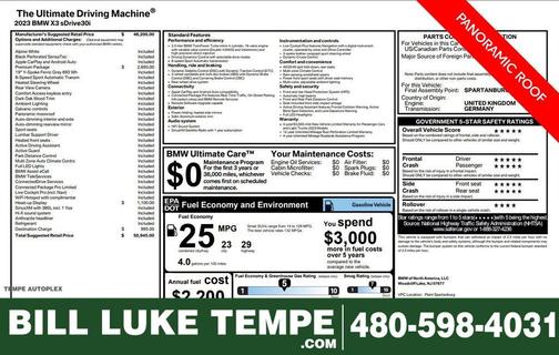 2023 BMW X3 sDrive30i