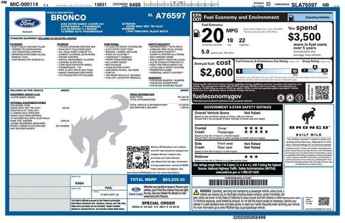 2025 Ford Bronco Outer Banks