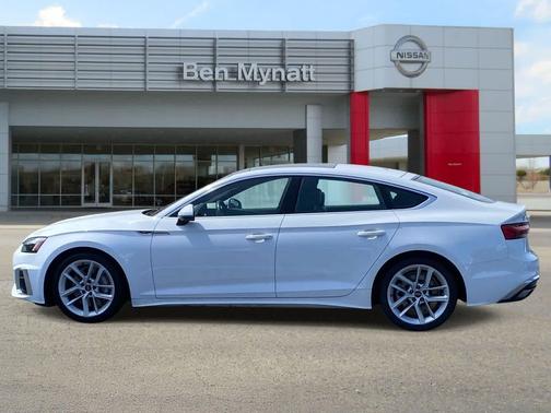 Glacier White Metallic 2024 Audi A5 Sportback 45 S Line Premium Plus