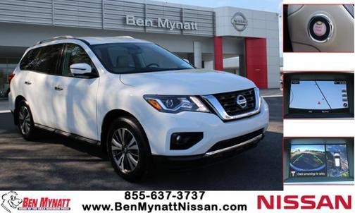 Glacier White 2017 Nissan Pathfinder SL