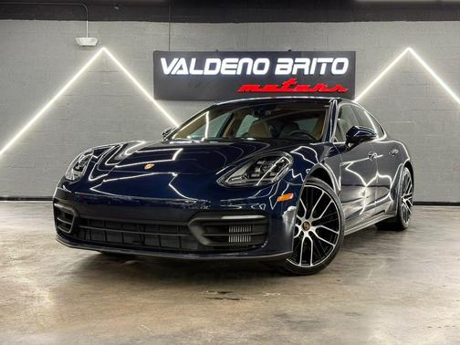 Blue 2021 Porsche Panamera Sedan 4D