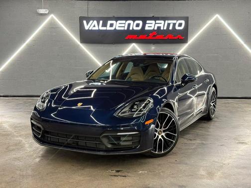 Blue 2021 Porsche Panamera Sedan 4D