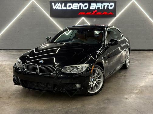 Jet Black 2012 BMW 335 335i Convertible 2D