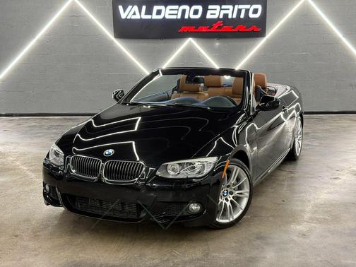 Jet Black 2012 BMW 335 335i Convertible 2D