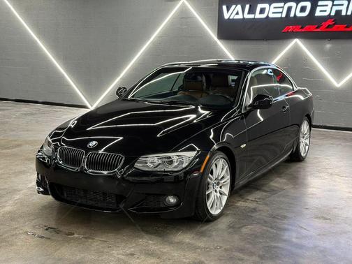 Jet Black 2012 BMW 335 335i Convertible 2D