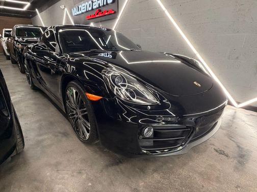 Black 2016 Porsche Cayman Coupe 2D