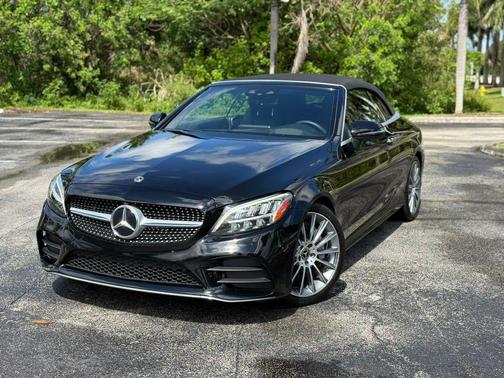Black 2019 Mercedes-Benz C-Class C 300 Cabriolet 2D