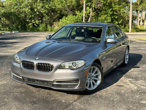 Gray 2014 BMW 535 535i Sedan 4D