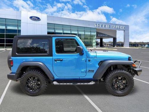 Hydro Blue Pearl 2024 Jeep Wrangler Sport