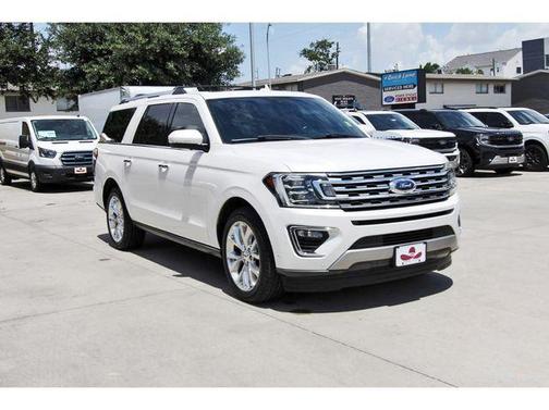 White Platinum Clearcoat Metallic 2018 Ford Expedition Max Limited