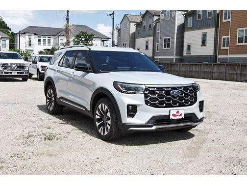 Space White Metallic 2026 Ford Explorer Platinum