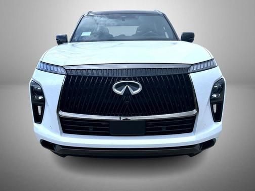 Radiant White/Black Obsidian 2026 INFINITI QX80 AUTOGRAPH AWD
