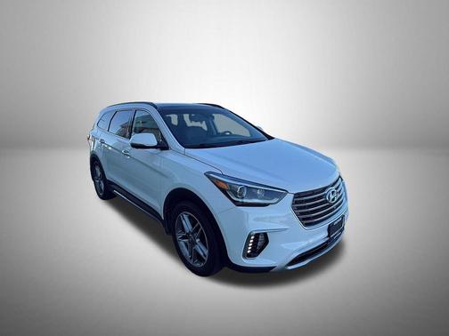 Monaco White 2018 Hyundai SANTA FE Limited Ultimate