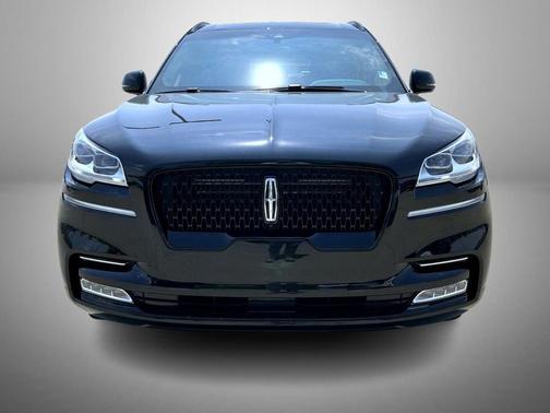 Infinite Black Metallic Clearcoat 2024 Lincoln Aviator Black Label AWD