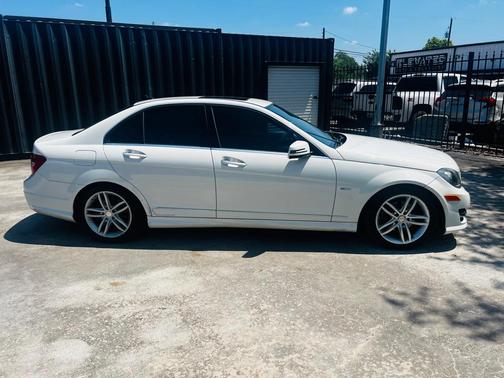 White 2012 Mercedes-Benz C-Class C 250