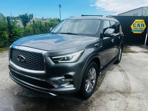 Gray 2018 INFINITI QX80 Base