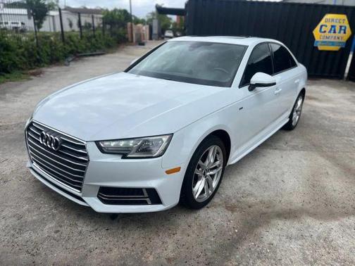 Glacier White Metallic 2017 Audi A4 2.0T ultra Premium