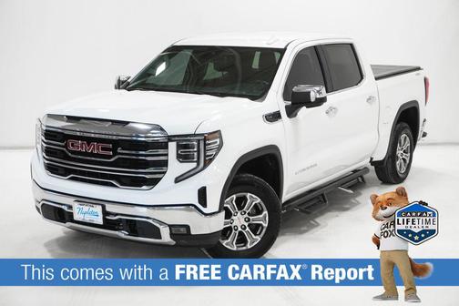 Summit White 2022 GMC Sierra 1500 SLT