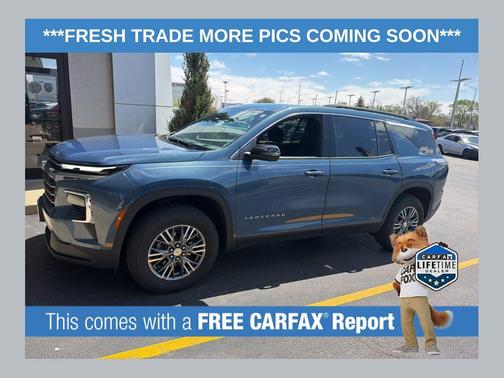 Lakeshore Blue Metallic 2024 Chevrolet Traverse LT