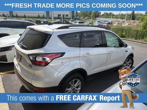 White Platinum Metallic Tri-Coat 2018 Ford Escape SEL