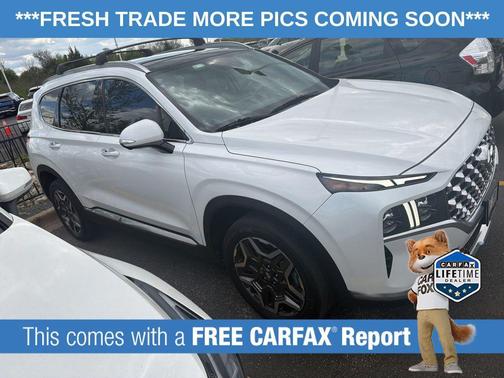 Quartz White 2021 Hyundai SANTA FE Limited