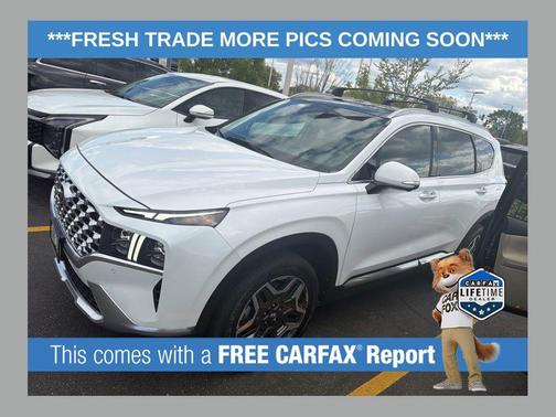 Quartz White 2021 Hyundai SANTA FE Limited