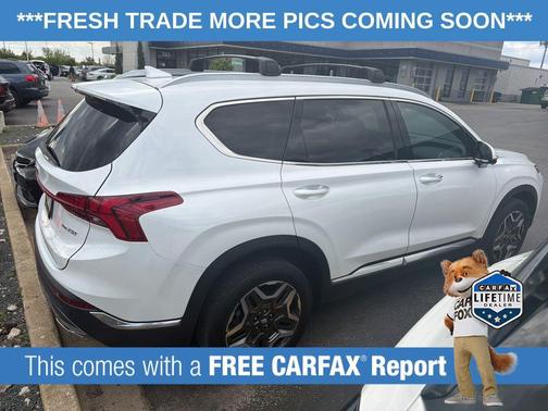 Quartz White 2021 Hyundai SANTA FE Limited