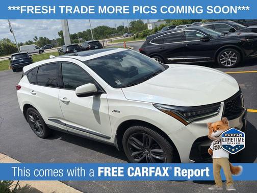White Diamond Pearl 2019 Acura RDX A-Spec