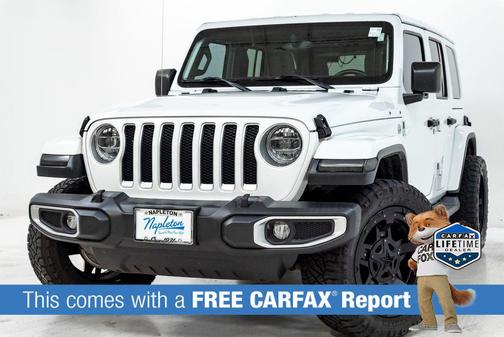 Bright White Clearcoat 2018 Jeep Wrangler Unlimited Sahara