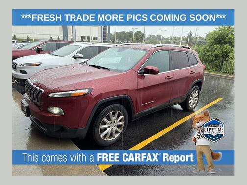 Deep Cherry Red Crystal Pearlcoat 2017 Jeep Cherokee Limited