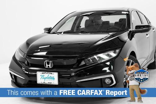 Crystal Black Pearl 2019 Honda Civic Touring